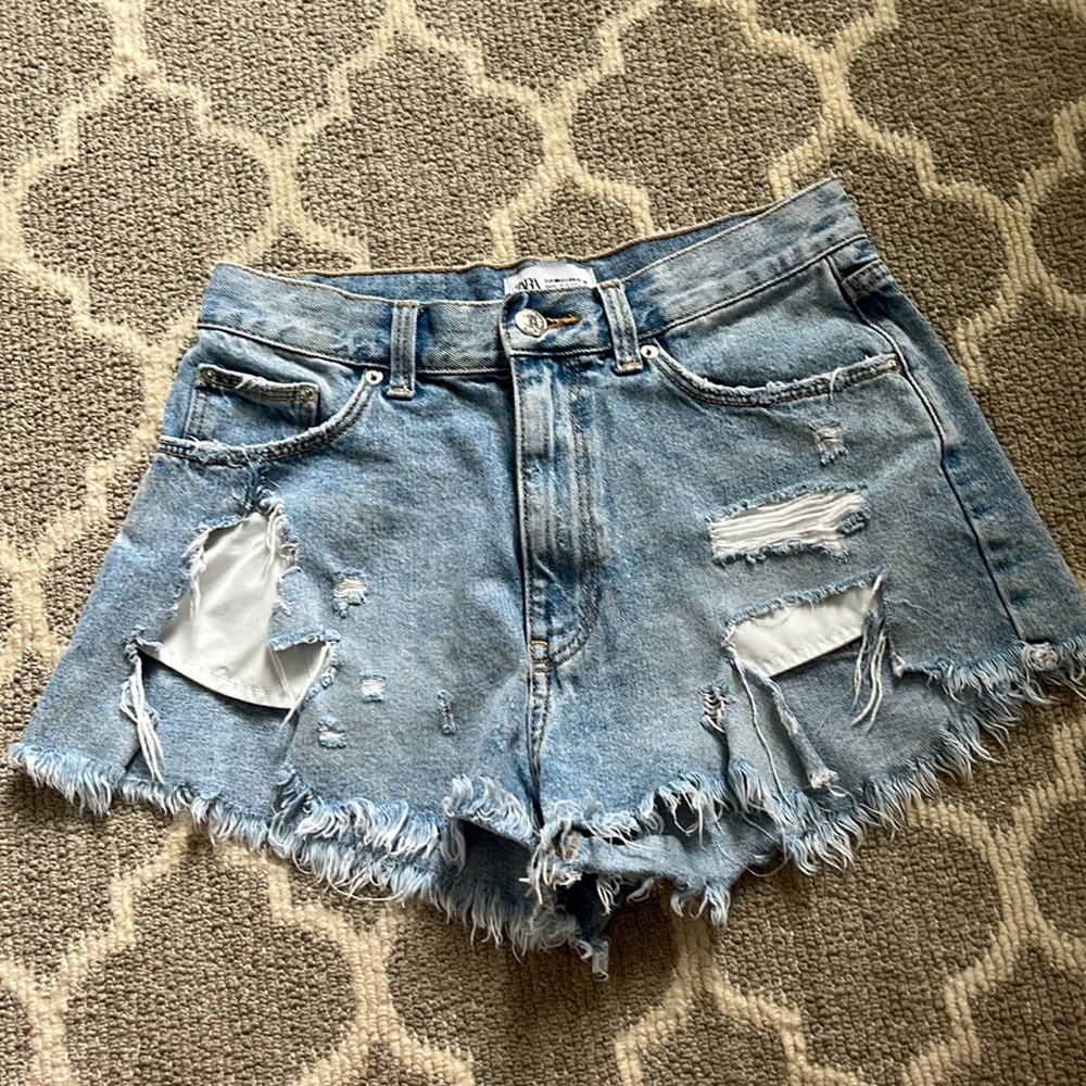 Zara jean shorts